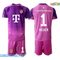 Camisa de time de futebol Bayern Munich Manuel Neuer #1 Goleiro Replicas 3º Equipamento Infantil 2025-26 Manga Curta (+ Calças curtas)